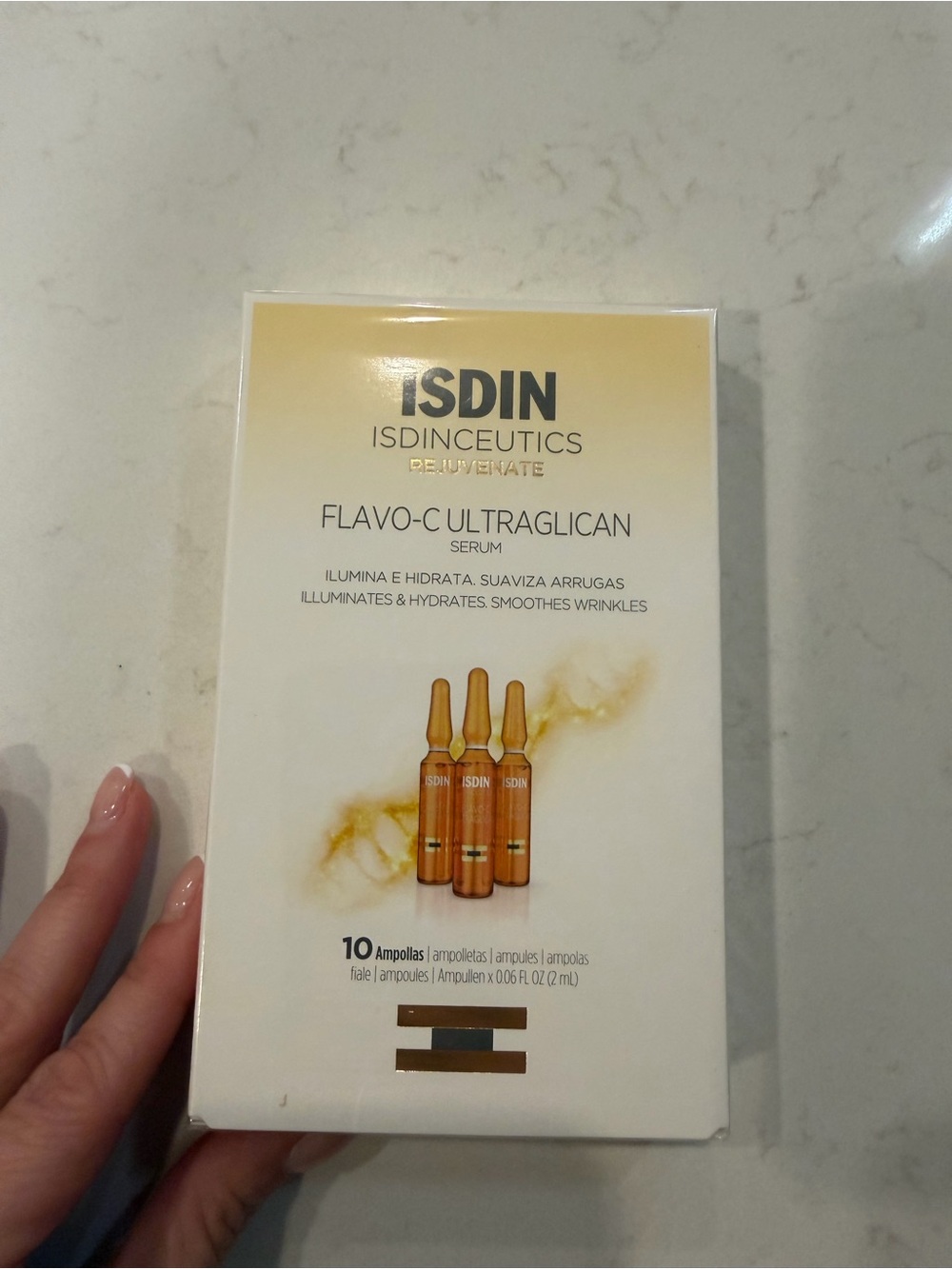 ISDIN Flavo-C Ultraglican Serum Ampoules - Orange
